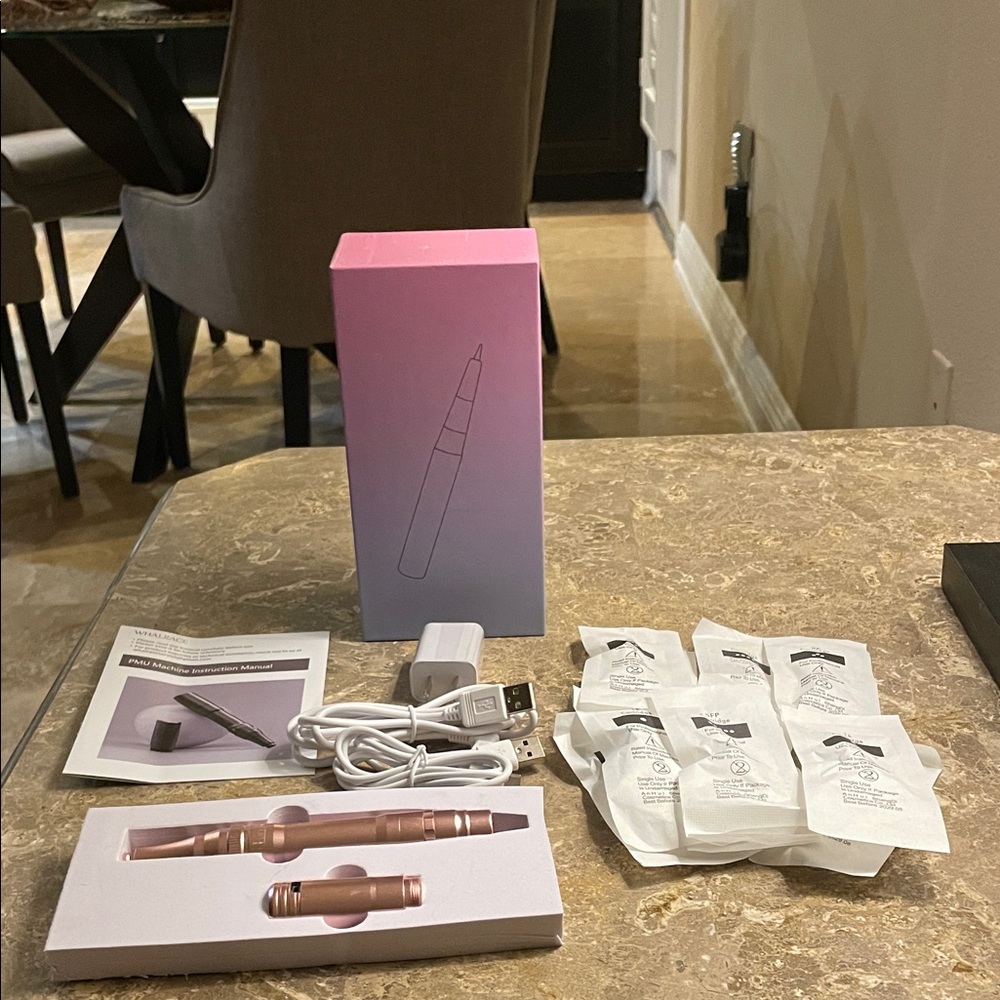 Permanent Makeup Kit in Rose Gold  by Whalrace